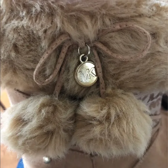 Michael Kors boots with pom poms youth Size 3
