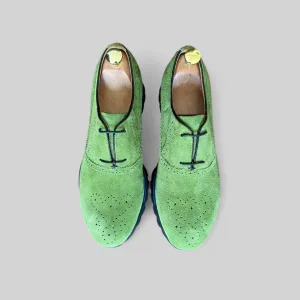 Mint Green Suede A5 Casual Sneaker