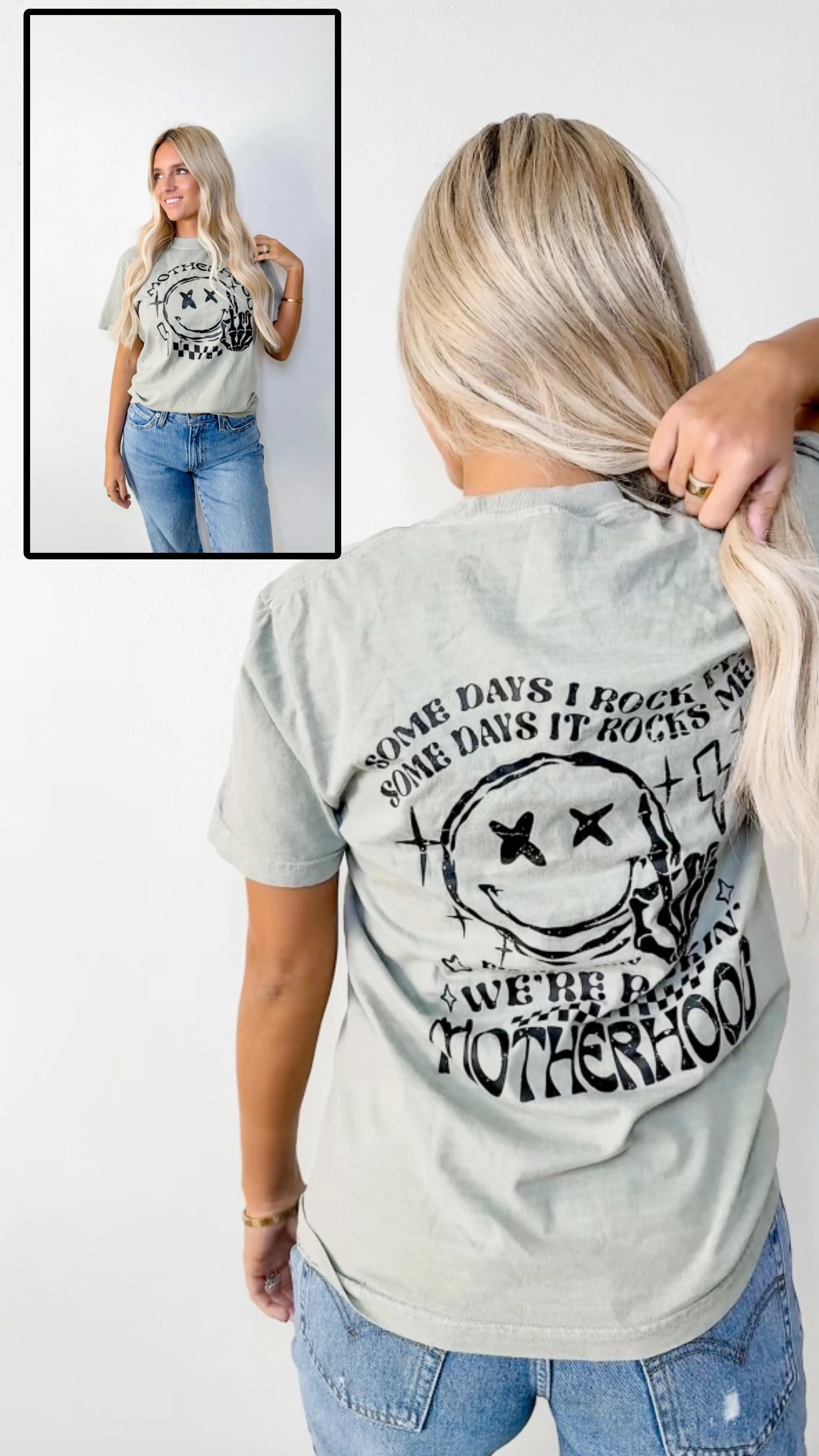 Motherhood - Some Days I Rock It, Some Days It Rocks Me (D420)