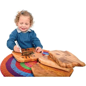 Natural Wooden Writing Boards pk 3