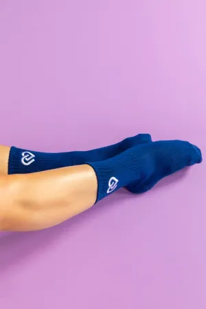 Navy Crew CDW Socks