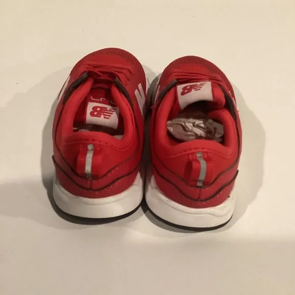 New Balance Classic 247 Sneakers Slip On Red White Toddler Size 6