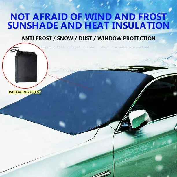NEW Dvkptbk Blanket Blanket Car Windshield Snow Cover Magnetic Edges Car Snow Cover Car Windshield Sun Shade Professional Parts & Accessories