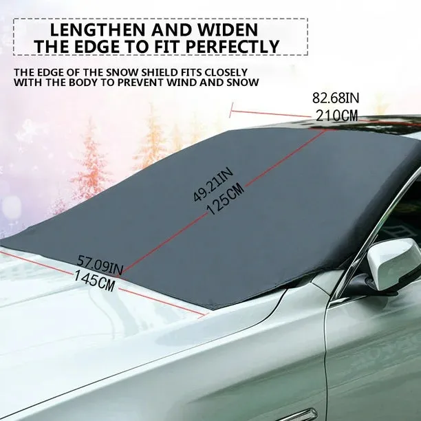 NEW Dvkptbk Blanket Blanket Car Windshield Snow Cover Magnetic Edges Car Snow Cover Car Windshield Sun Shade Professional Parts & Accessories