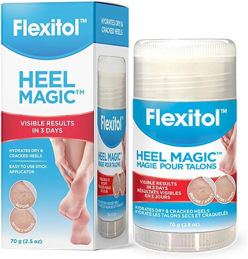 NEW Flexitol Heel Magic for Treating Cracked and Dry Heels (70g)