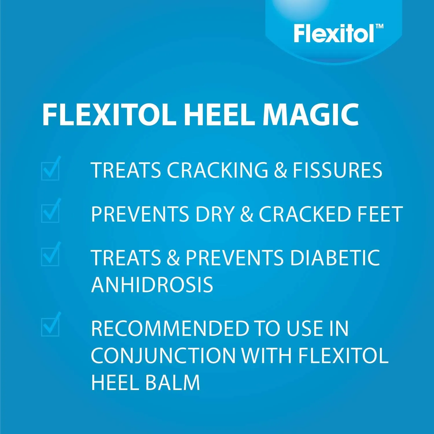 NEW Flexitol Heel Magic for Treating Cracked and Dry Heels (70g)