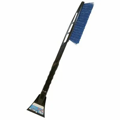 New Hopkins 523 Mallory 24" Slimline Snow Brush, BLUE! The unbreakable scraper makes quick work of ice on any windshield.