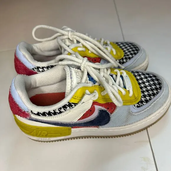 Nike Air Force 1 Shadow Patchwork Sail Blue Sneakers 5
