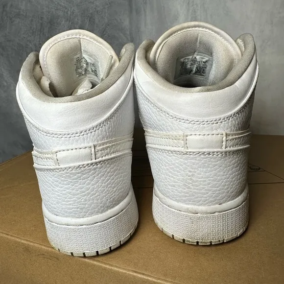 Nike Air Jordan 1 Mid White Sneakers