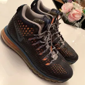 Nike Air Max Graviton Brave Black Orange High Top Shoes Men’s Sneakers Size 11,5