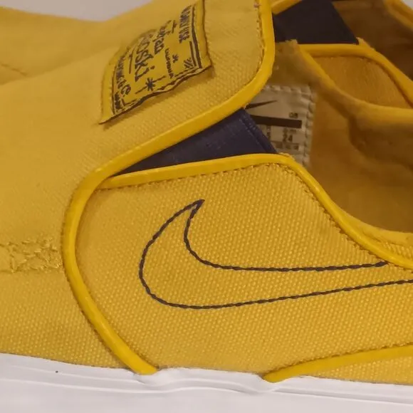 Nike Mens Stephan Janoski Yellow Skate Boarding Slip On Sneakers 6Y