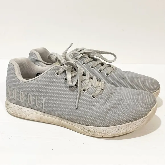 No Bull Mens Size 10 Trainer Gray Super Fabric Low Top Sneakers