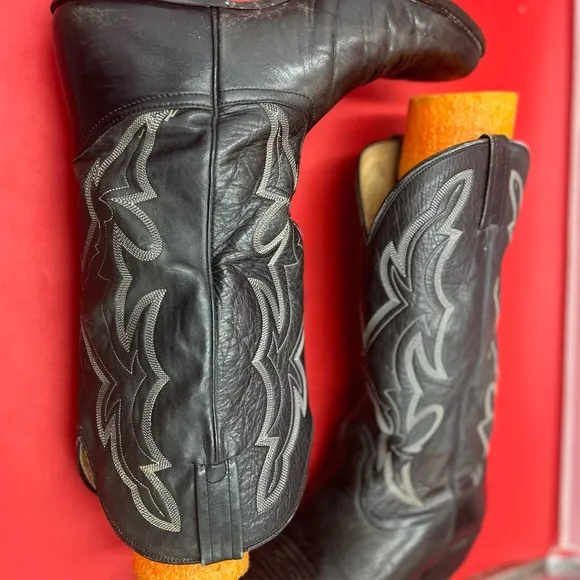 Nocona vintage Texas leather cowboy boots