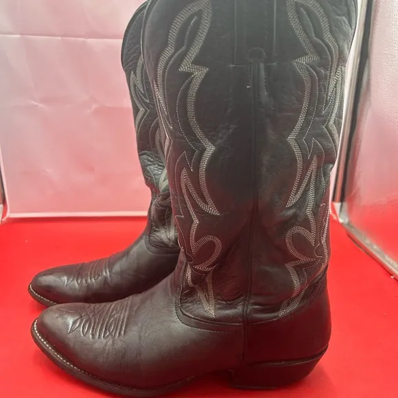 Nocona vintage Texas leather cowboy boots