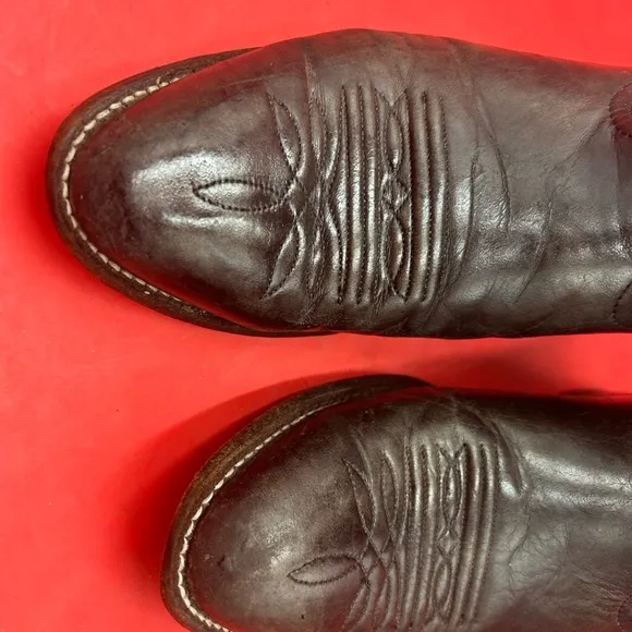 Nocona vintage Texas leather cowboy boots