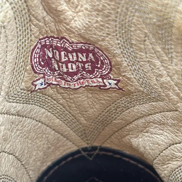 Nocona vintage Texas leather cowboy boots