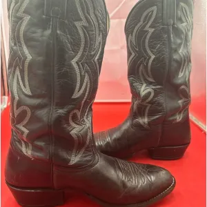 Nocona vintage Texas leather cowboy boots