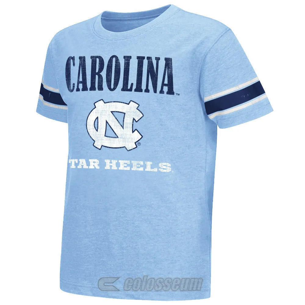 North Carolina Tar Heels Colosseum NCAA Blue Free Agent Youth Shirt