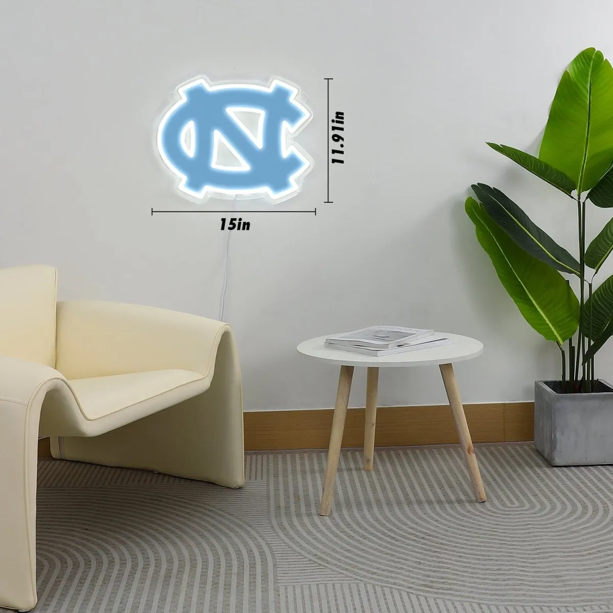 North Carolina Tar Heels: Die-Cut LED Neon Sign