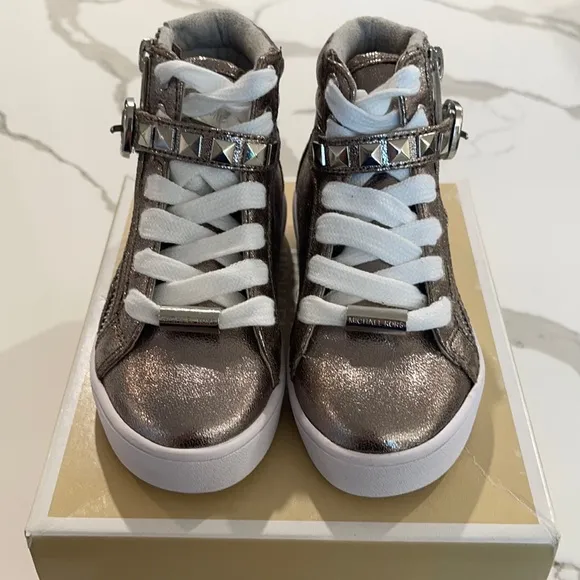 NWB Michael Michael Kors Ivy Rory-T Hi-top Sneakers*