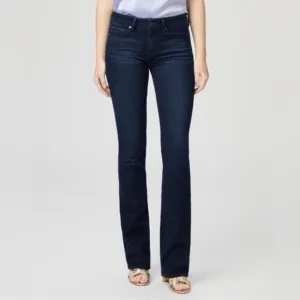 NWOT - PAIGE Dark Blue Jeans High Rise Manhattan Straight Leg 31