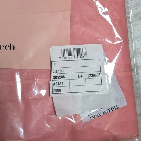 NWT House of CB Lil French Pink Floaty Mini Skirt in Dianthus Size L  / XL