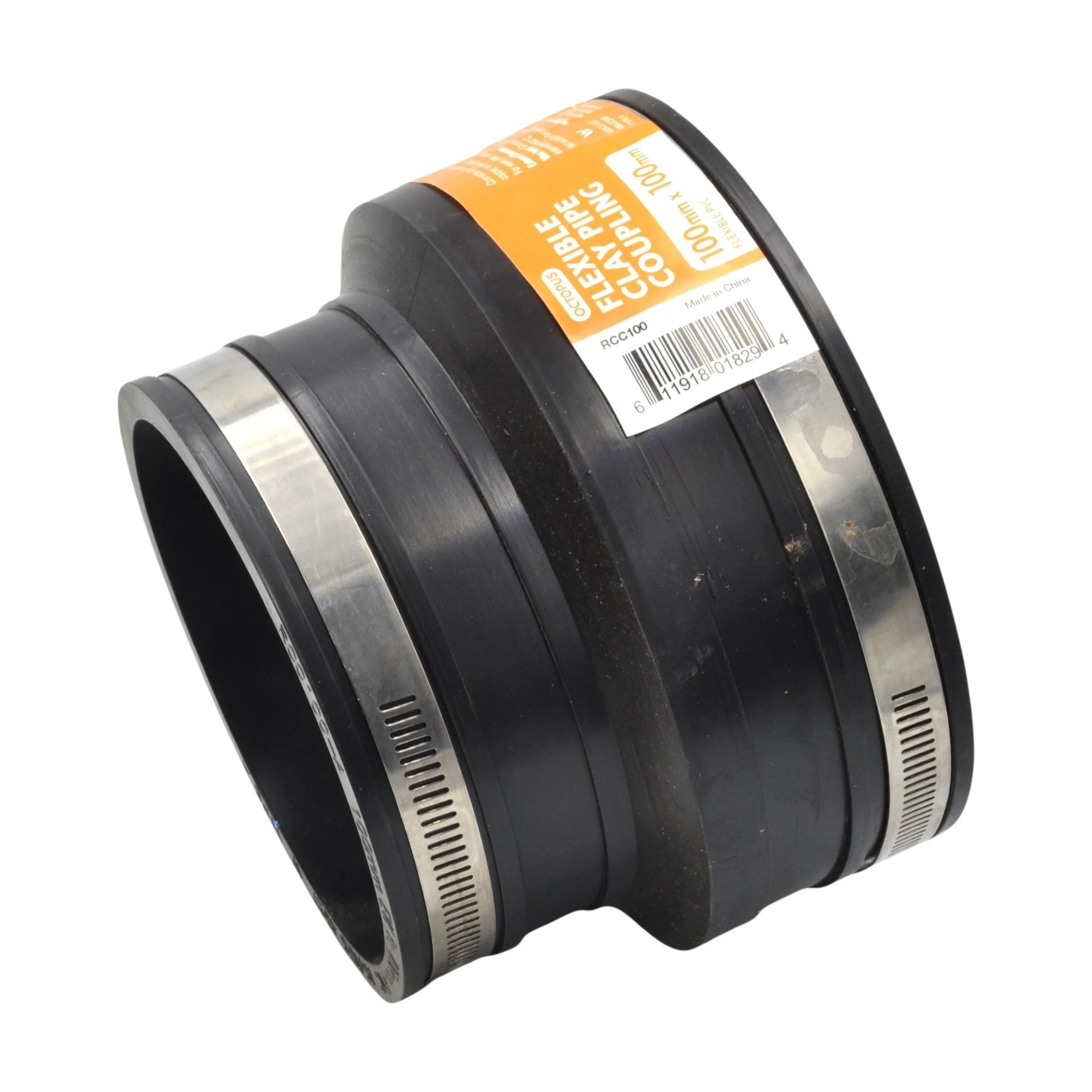 Octopus 100mm Type A PVC Flexible Quick Reducer Coupling Connector