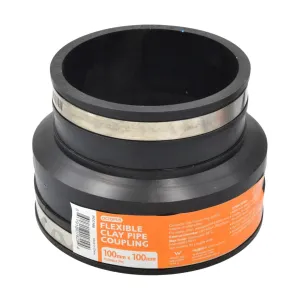 Octopus 100mm Type A PVC Flexible Quick Reducer Coupling Connector