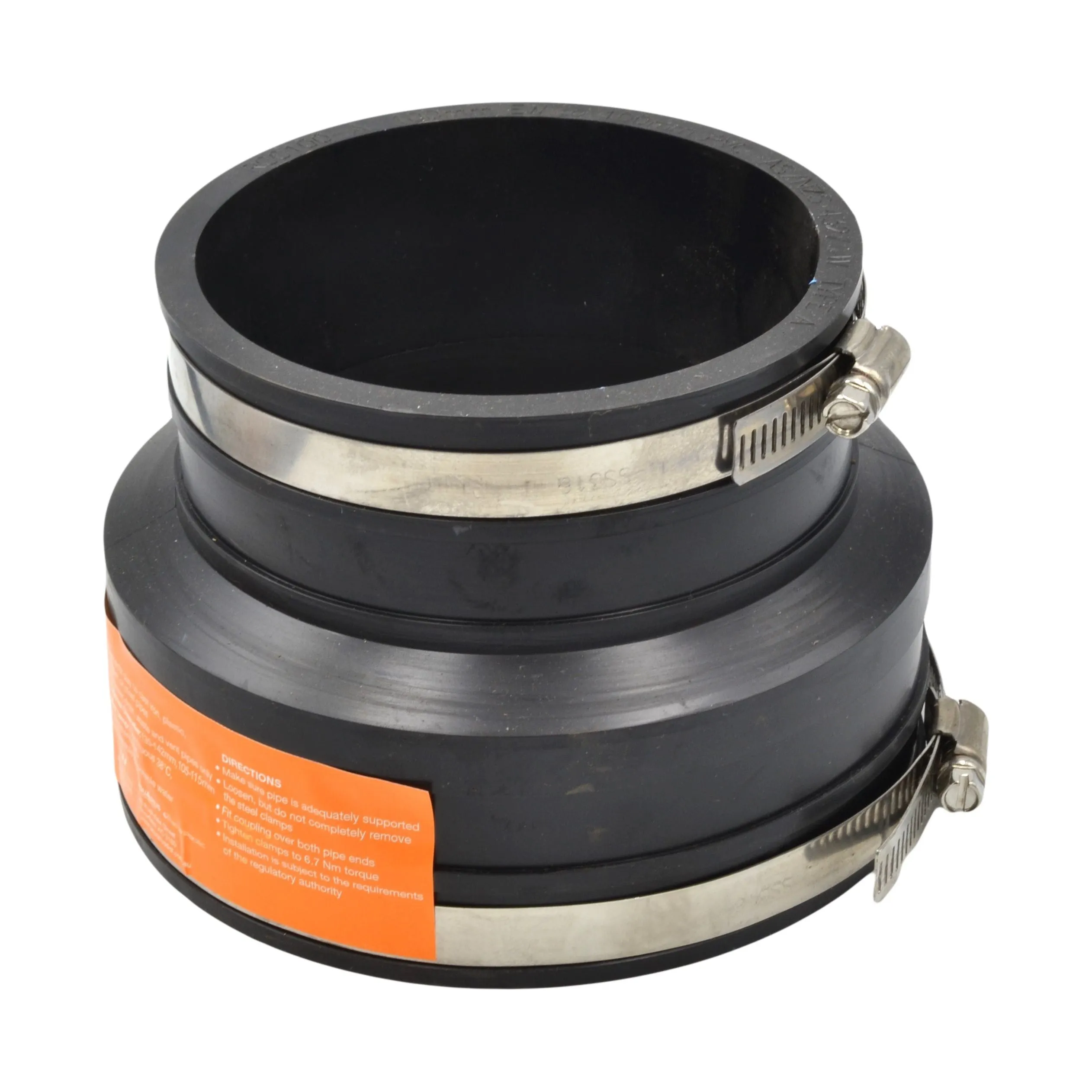Octopus 100mm Type A PVC Flexible Quick Reducer Coupling Connector