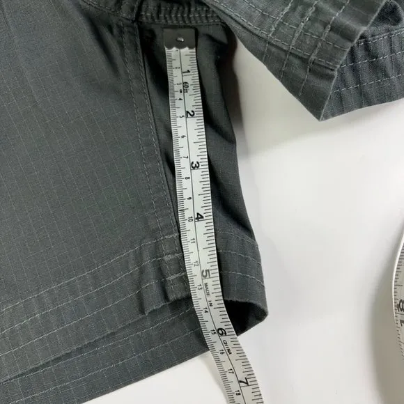 Outdoor Research Womens Wallflower Bermuda Shorts Charcoal Windowpane 6 New