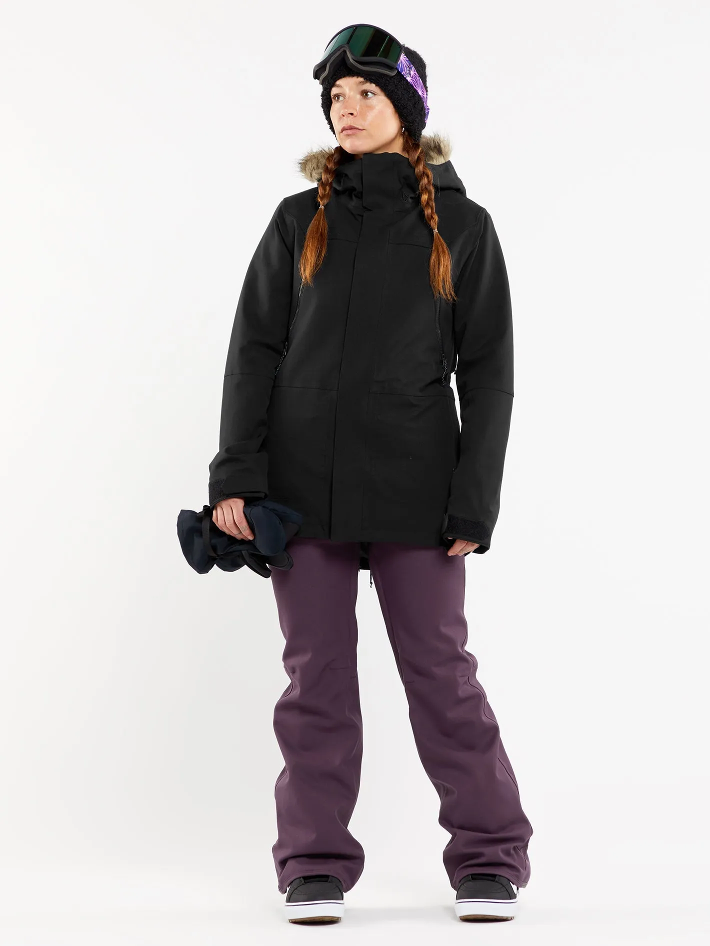 Pantalon Stretch Species - BLACKBERRY