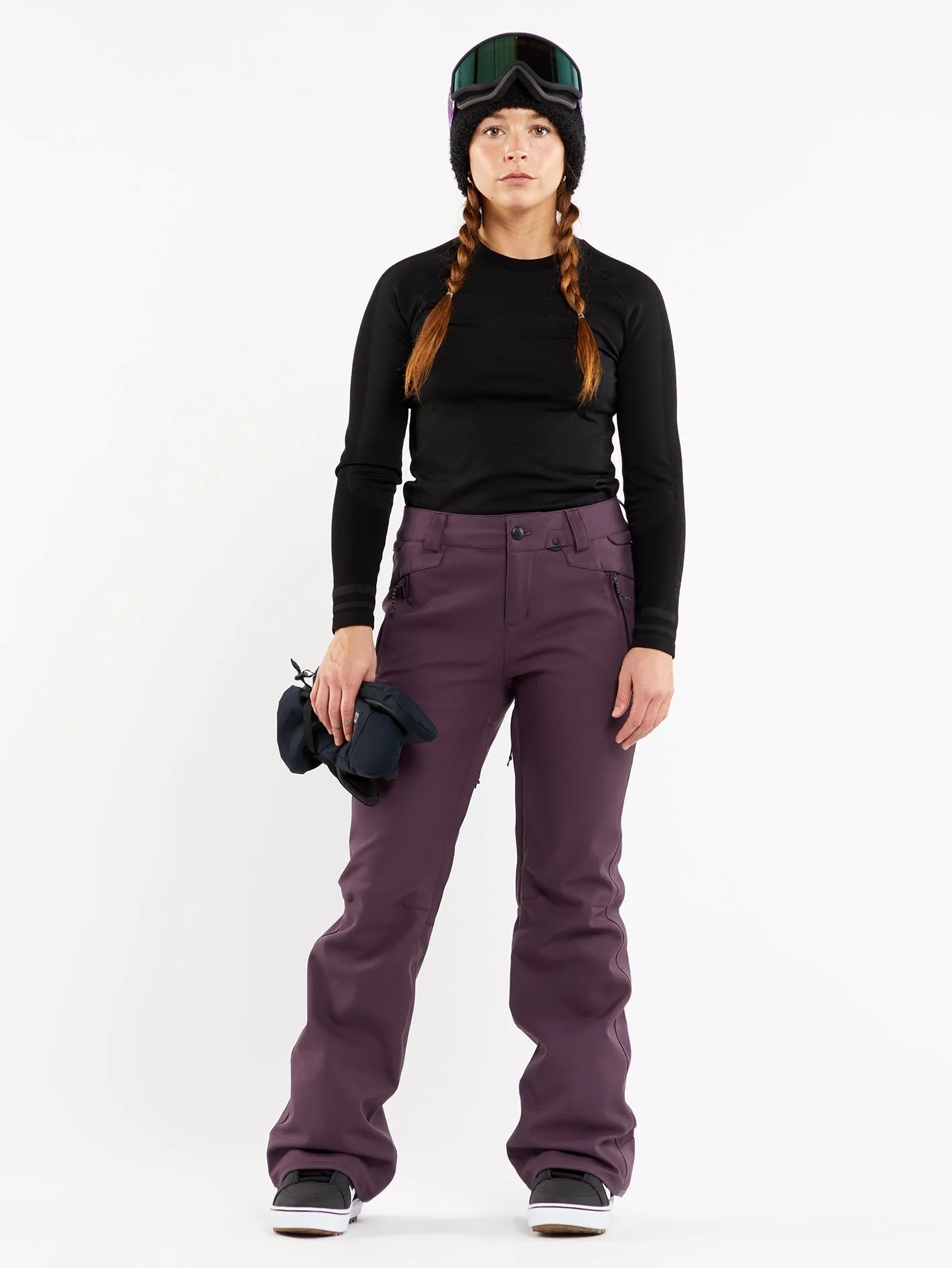 Pantalon Stretch Species - BLACKBERRY