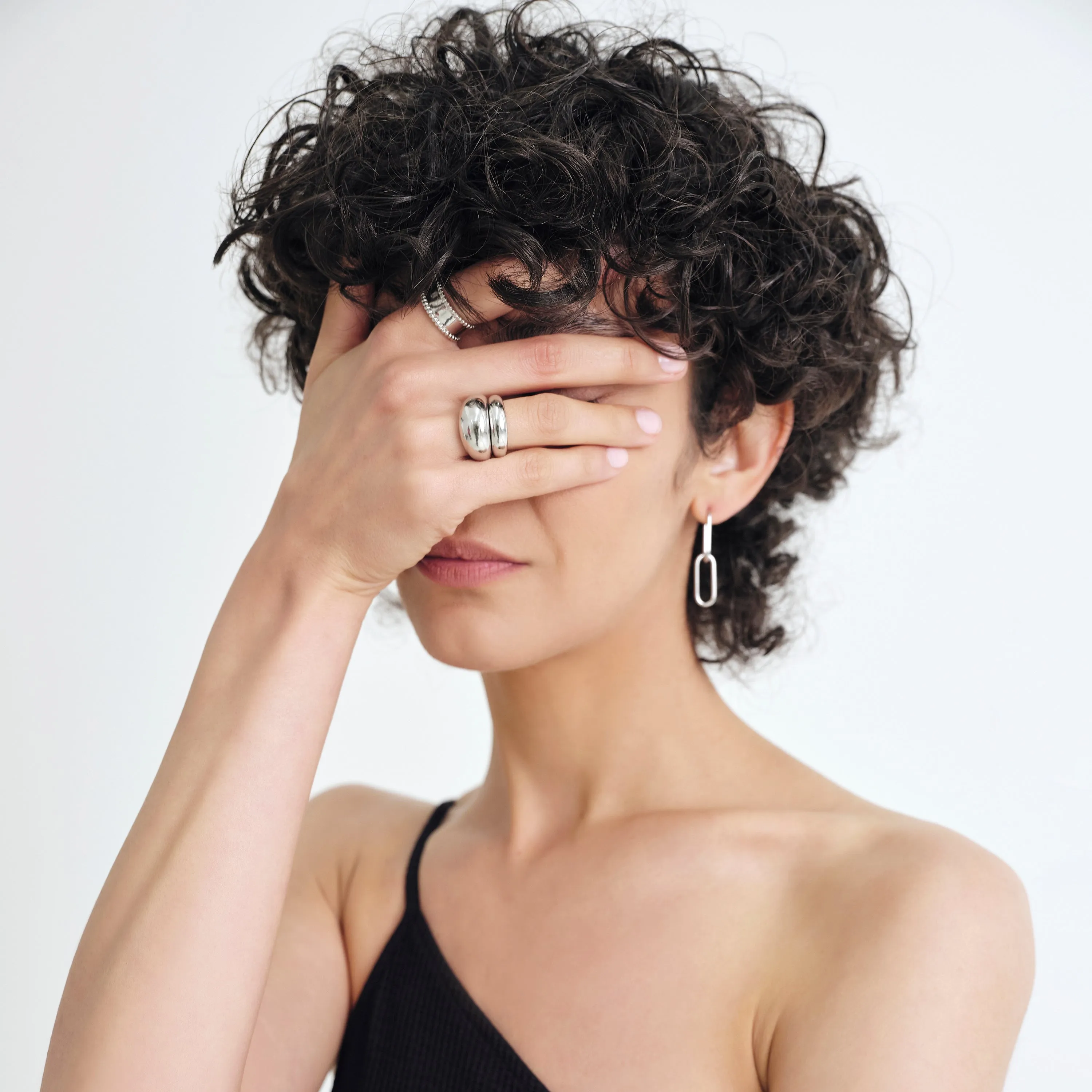 Paperclip Chain Drop Earrings