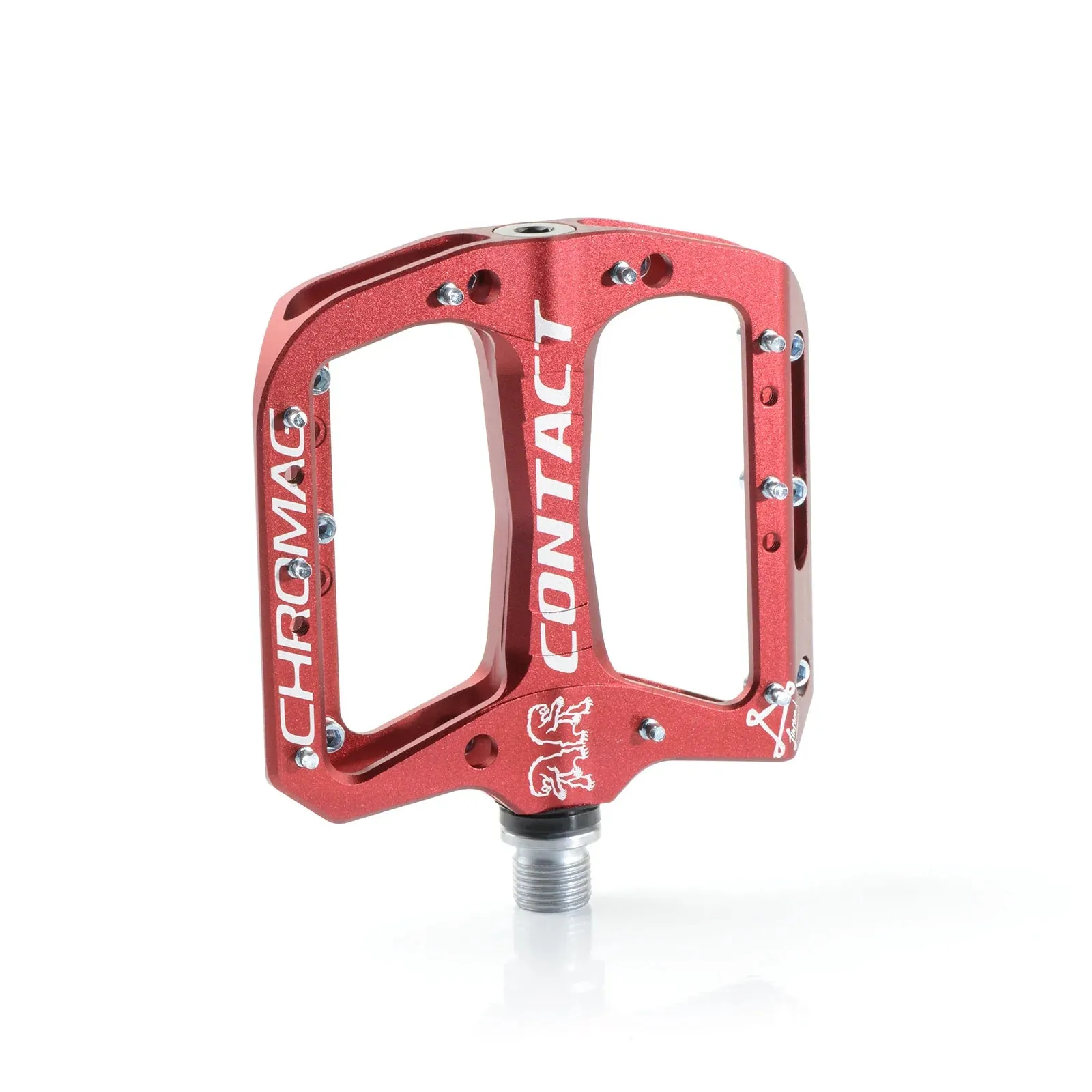Pedales Plataforma Contact, Rojo