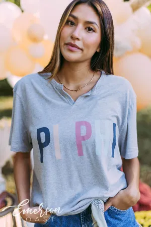 Pi Beta Phi Gray Recruitment Tee
