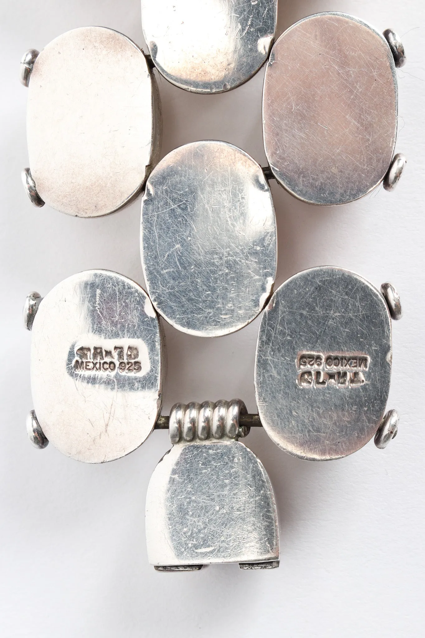 Pillow Ladder Sterling Silver Bracelet