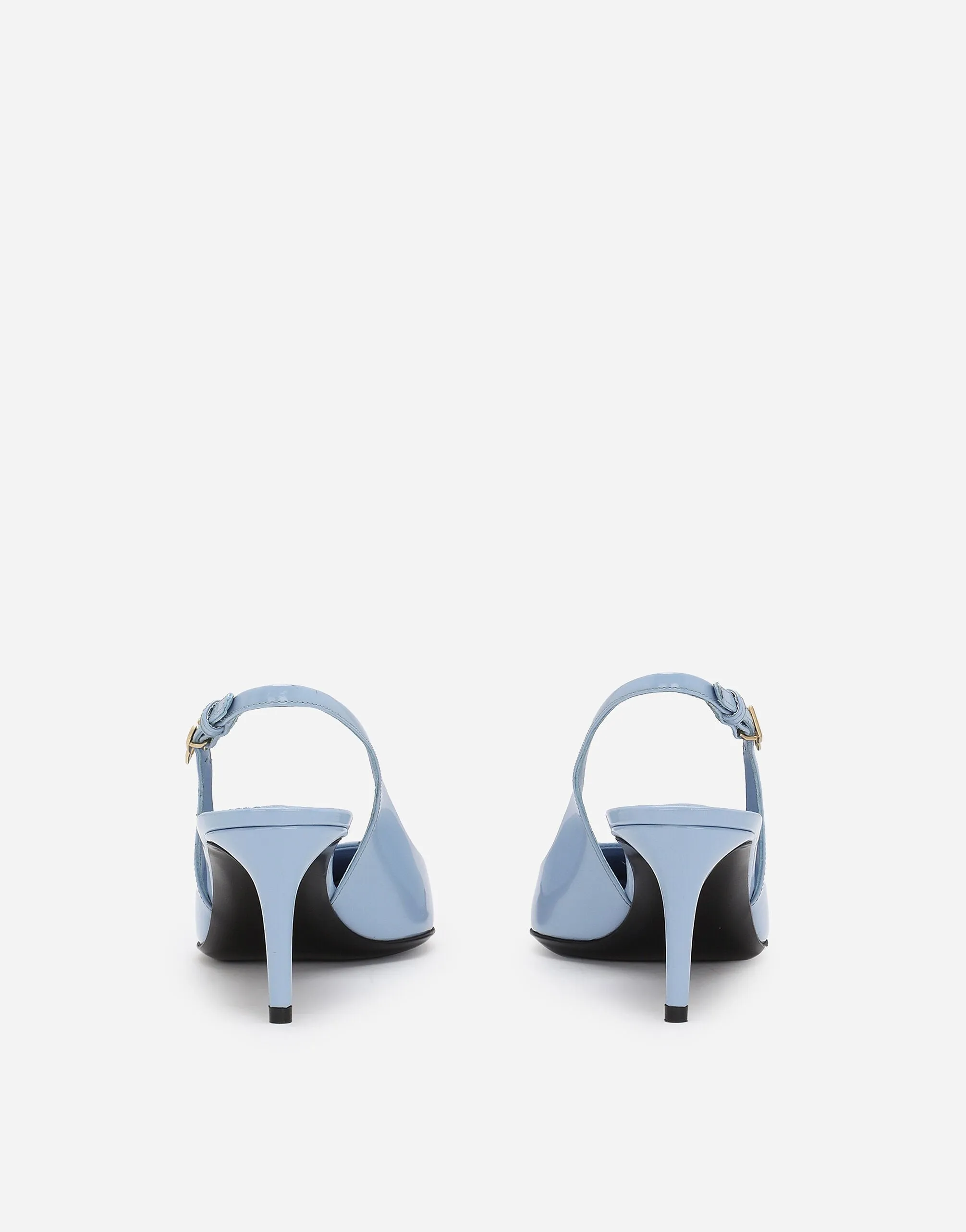 Polished Calfskin Slingbacks