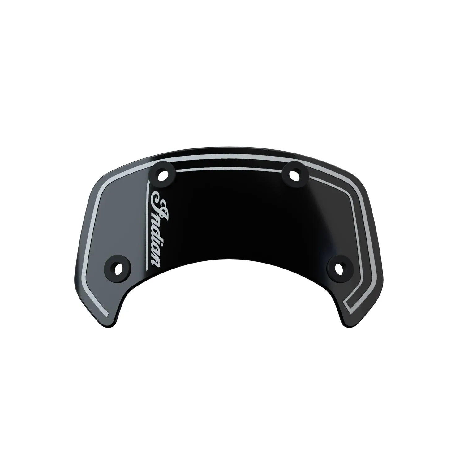 Polycarbonate Low Windshield with Headlight Cowl, Clear