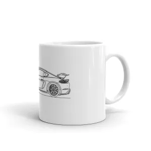 Porsche 718 GT4 RS Silhouette Mug