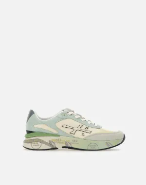 Premiata Moerun7300 Suede Sneakers in Green