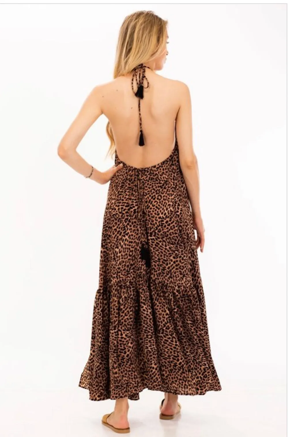 Purrfect halter dress