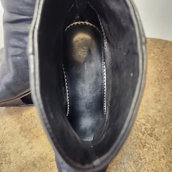 Rag and Bone Black Leather Booties Pumps Size‎ 9