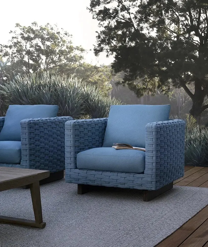 Ray Outdoor Fabric Armchair