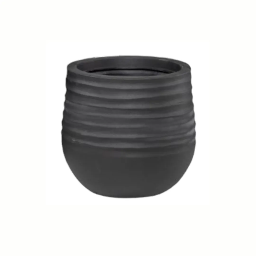 Ryker Stonelite Planter Black 370mm