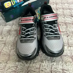 S Lights Powered by Skechers Sneakers Size 2 Out Of Space They Light Up