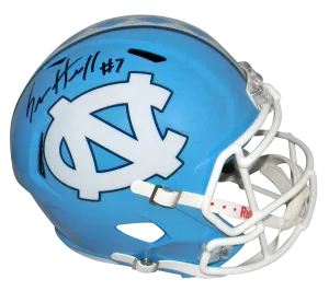 SAM HOWELL AUTOGRAPHED NORTH CAROLINA TAR HEELS FULL SIZE SPEED HELMET BECKETT