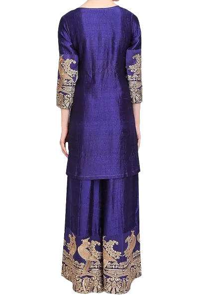 SAMPLE SALE: Mithu Embroidered Kurta and Palazzo Set