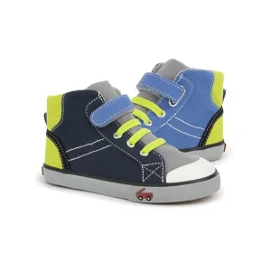 See Kai Run Dane Sneaker - Blue/Multi