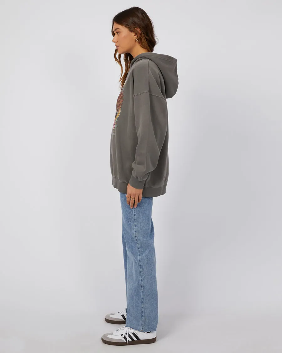 Seeker Oversized Hoodie| Charcoal