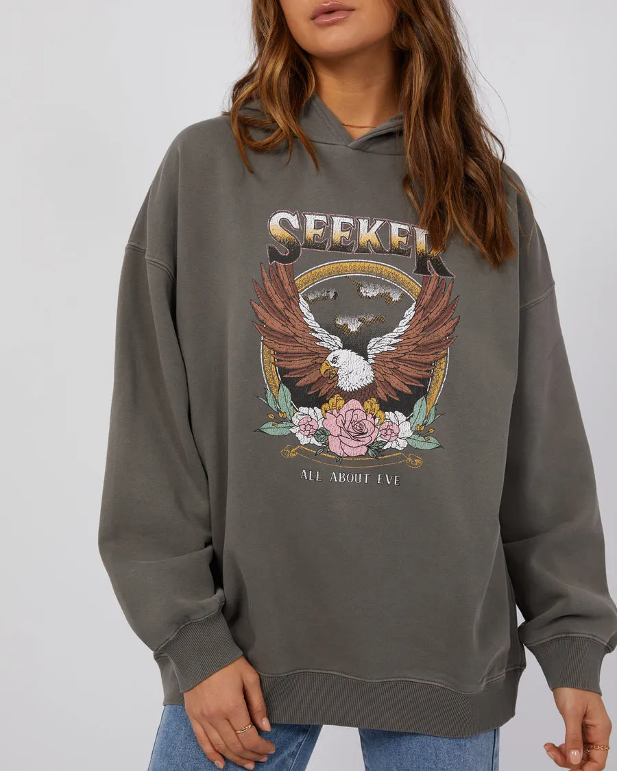 Seeker Oversized Hoodie| Charcoal